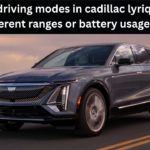 do the driving modes in cadillac lyriq offer different ranges or battery usages?